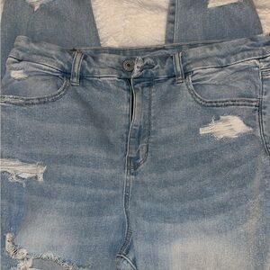 American Eagle Outfitters Light Blue High Rise Jeans